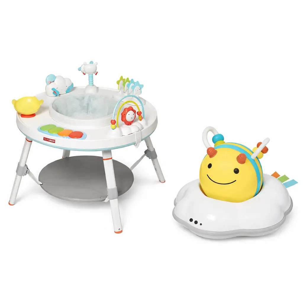 Skip Hop Silver Lining Cloud 3 in 1 Activity Center & Follow-Me Bee Set