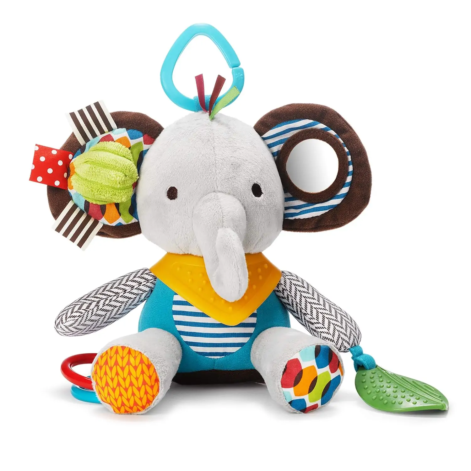 Skip Hop Bandana Buddies Baby Activity and Teething Toy, Elephant