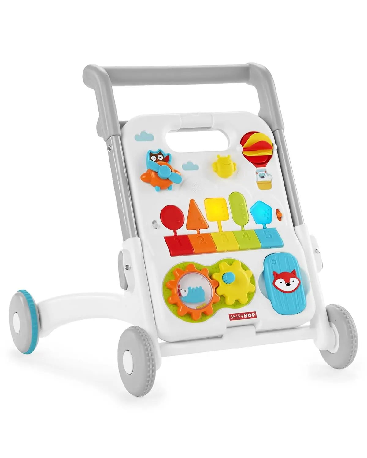 Skip Hop Explore & More 4-in-1 Sit-to-Stand Convertible Baby Walker