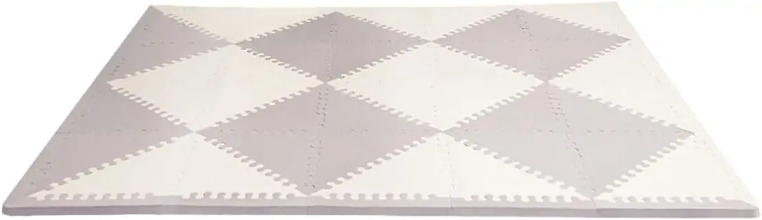 Skip Hop Playspot Interlocking Foam Baby Play Mat, Grey/Cream